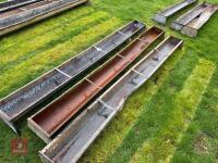 3 X 9' GROUND FEED TROUGHS - 11