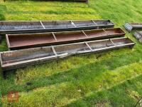 3 X 9' GROUND FEED TROUGHS - 12