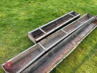 3 GROUND FEED TROUGHS - 13