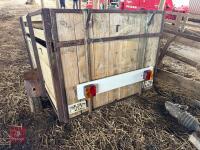 6' 6'' X 4' CAR TRAILER - 20