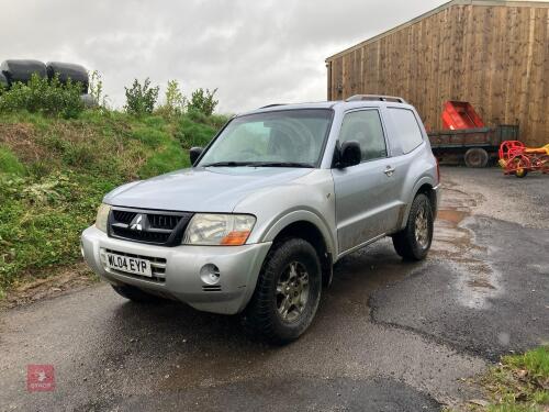 2004 MITSUBISHI SHOGUN COMMERCIAL TRUCK