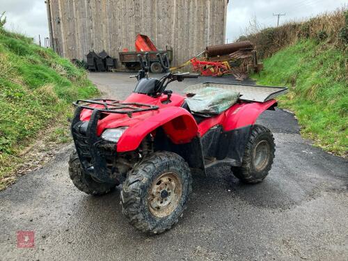 2014 HONDA 420CC 4WD QUAD BIKE