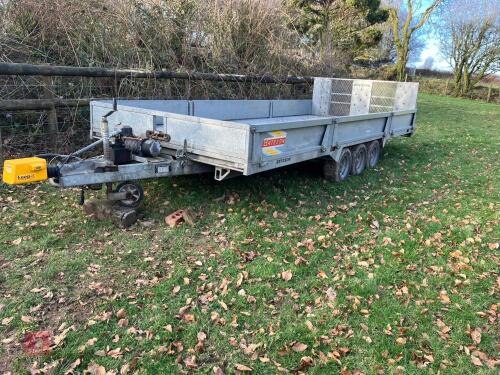 2012 BATESON TILT BED TRANSPORT TRAILER