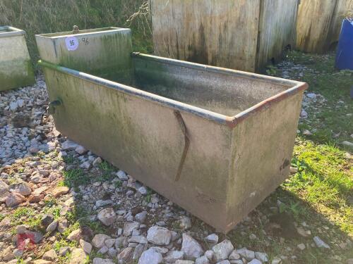 4' GALVANISED WATER TROUGH (96)