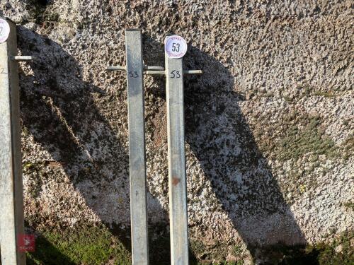 2 RACE /SHED PINS POSTS (53)