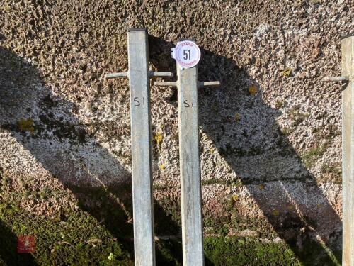 2 RACE /SHED PIN POSTS (51)