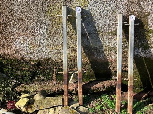 2 RACE /SHED PIN POSTS (48)