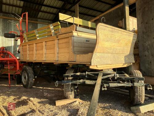 1/2 HORSE DRAWN WAGON/CART