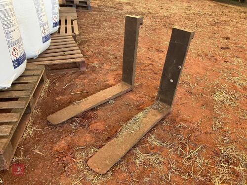 PAIR OF PALLET FORKS