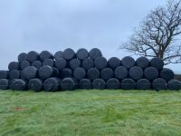 100 ROUND BALES OF 1ST CUT 2025 SILAGE - BIDS PER BALE