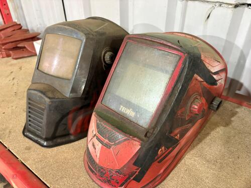 2 AUTO DARKENING WELDING HELMETS