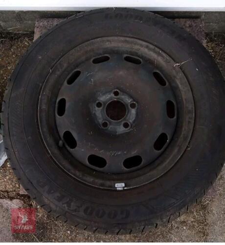 GOODYEAR EFFICENT GRIP CAR WHEEL & TYRE
