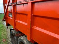 1993 GRIFFITHS GH8-80 8T SILAGE TRAILER - 11