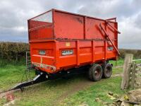 1993 GRIFFITHS GH8-80 8T SILAGE TRAILER - 25