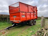 1993 GRIFFITHS GH8-80 8T SILAGE TRAILER - 29