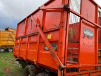 1993 GRIFFITHS GH8-80 8T SILAGE TRAILER - 30