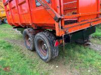 1993 GRIFFITHS GH8-80 8T SILAGE TRAILER - 61