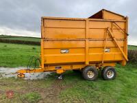 2001 WARWICK 8T SILAGE TRAILER - 3