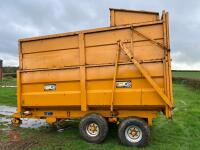 2001 WARWICK 8T SILAGE TRAILER - 8