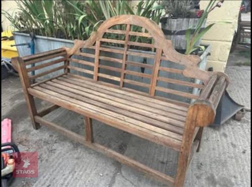 LUTYENS BENCH & TWO CHAIRS