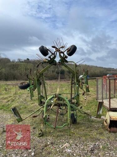 KRONE 6 ROTOR TEDDER (S/R)