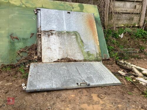 GALVANISED SLIDING DOORS