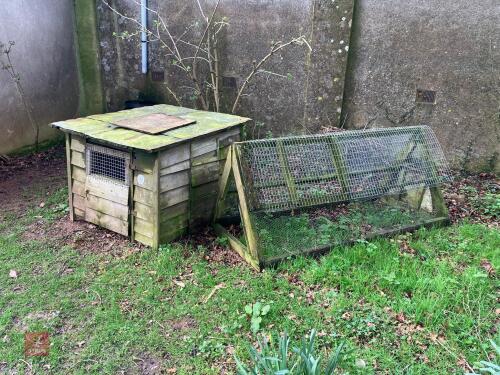 SMALL CHICKEN COOP & RUN