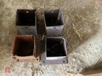 4 X 4'' BOLT DOWN POST CARRIERS - 2