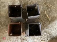 4 X 4'' BOLT DOWN POST CARRIERS - 3