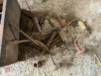 WOODEN BOX OF SPANNERS - 2