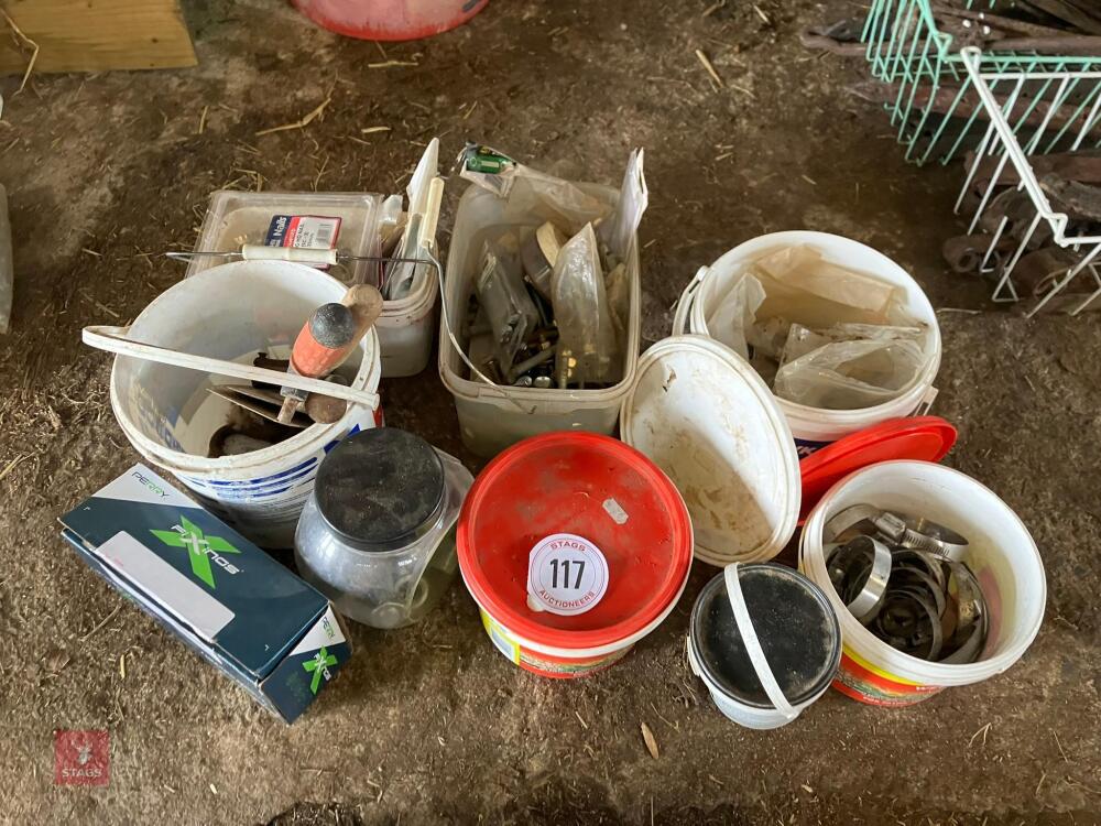 LARGE QUANTITY OF WORKSHOP SUNDRIES