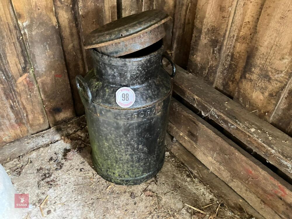 STEEL MILK CHURN