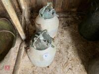2 X ALUMINIUM DUMP BUCKETS - 5