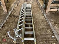 TRIPLE ALUMINIUM EXTENSION LADDER - 9