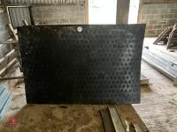 4 X RUBBER COW MATS