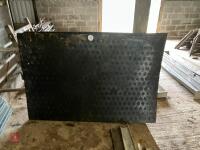 4 X RUBBER COW MATS - 2