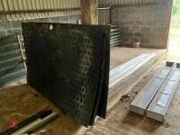 4 X RUBBER COW MATS - 3