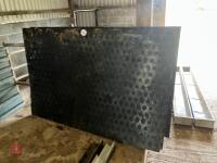 4 X RUBBER COW MATS - 7