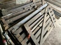 SELECTION OF WOODEN HURDLES - 8