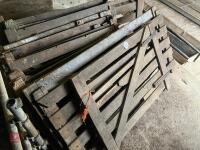 SELECTION OF WOODEN HURDLES - 9