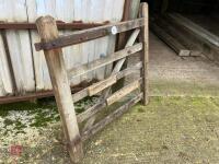 4' WOODEN GATE - 7