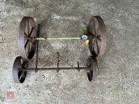 CAST IRON WHEELS - 7