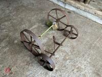 CAST IRON WHEELS - 8