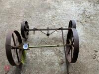 CAST IRON WHEELS - 13