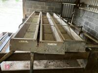 3 XS IAE GROUND FEED TROUGHS - 10