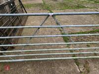 13' GALVANISED FIELD GATE - 10