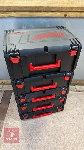 5 MILWAUKEE TOOL HD CASES