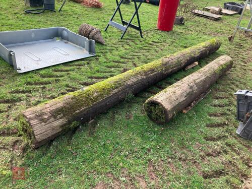 2 TELEGRAPH POLES