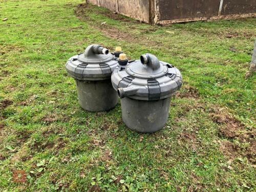 2 POND FILTERS (S/R)