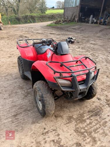 2016 HONDA TRX 250 TE QUAD BIKE